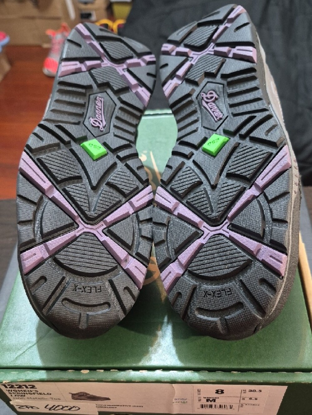 Danner Women's Springfield Low 3" Gray/Purple ESD Composite Toe (NMT) W8 NEW - Picture 9 of 12